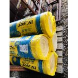 5 ROLLS OF 75MM ISOVER INSULATION