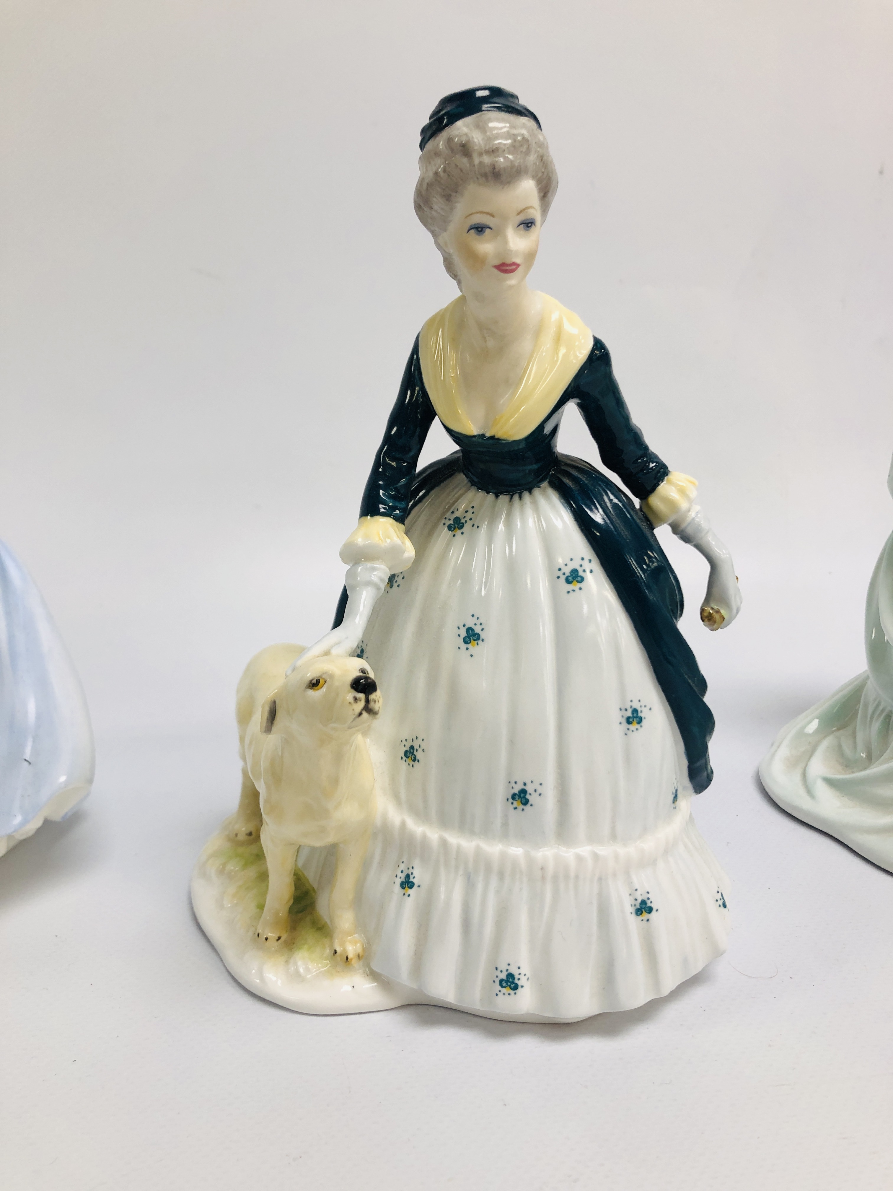 3 x COALPORT FIGURINES TO INCLUDE "LADIES OF FASHION" ADMIRATION, - Image 3 of 4