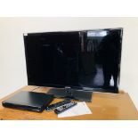 SAMSUNG 40INCH TV MODEL UE40D5520RK WITH REMOTE & INSTRUCTIONS TOGETHER WITH HUMAX DIGITAL VIDEO