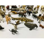 COLLECTION OF VINTAGE MAINLY LEAD ANIMALS TO INCLUDE MAKERS SUCH AS J. HILL & CO. ETC.