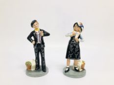PAIR OF ROYAL DOULTON FIGURES TO INCLUDE "PEARLY BOY" HN 2767 & "PEARLY GIRL" HN 2769