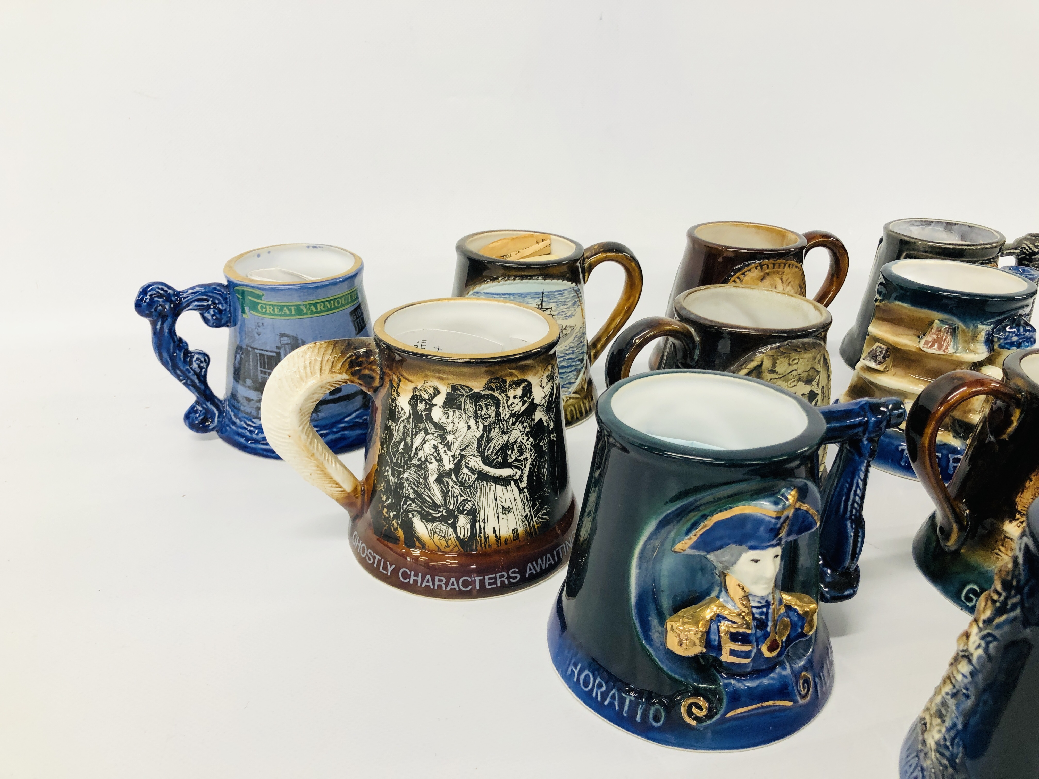 10 x VARIOUS YARMOUTH POTTERY MUGS MANY WITH CERTIFICATES - Image 2 of 3