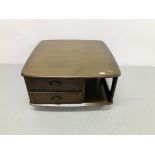 ERCOL 2 DRAWER COFFEE TABLE