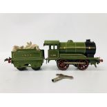 VINTAGE HORNBY LOCOMOTIVE 5508 WITH PART INSTRUCTIONS & TENDER