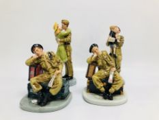 4 x ROYAL DOULTON FIGURES TO INCLUDE PRESTIGE 730 DAYS HN 4820 239/1500,