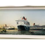 CLARENDON FINE ART FRAMED PRINT VOYAGE OF ARTISTIC DISCOVERY TITLED "THE THREE QUEENS AT