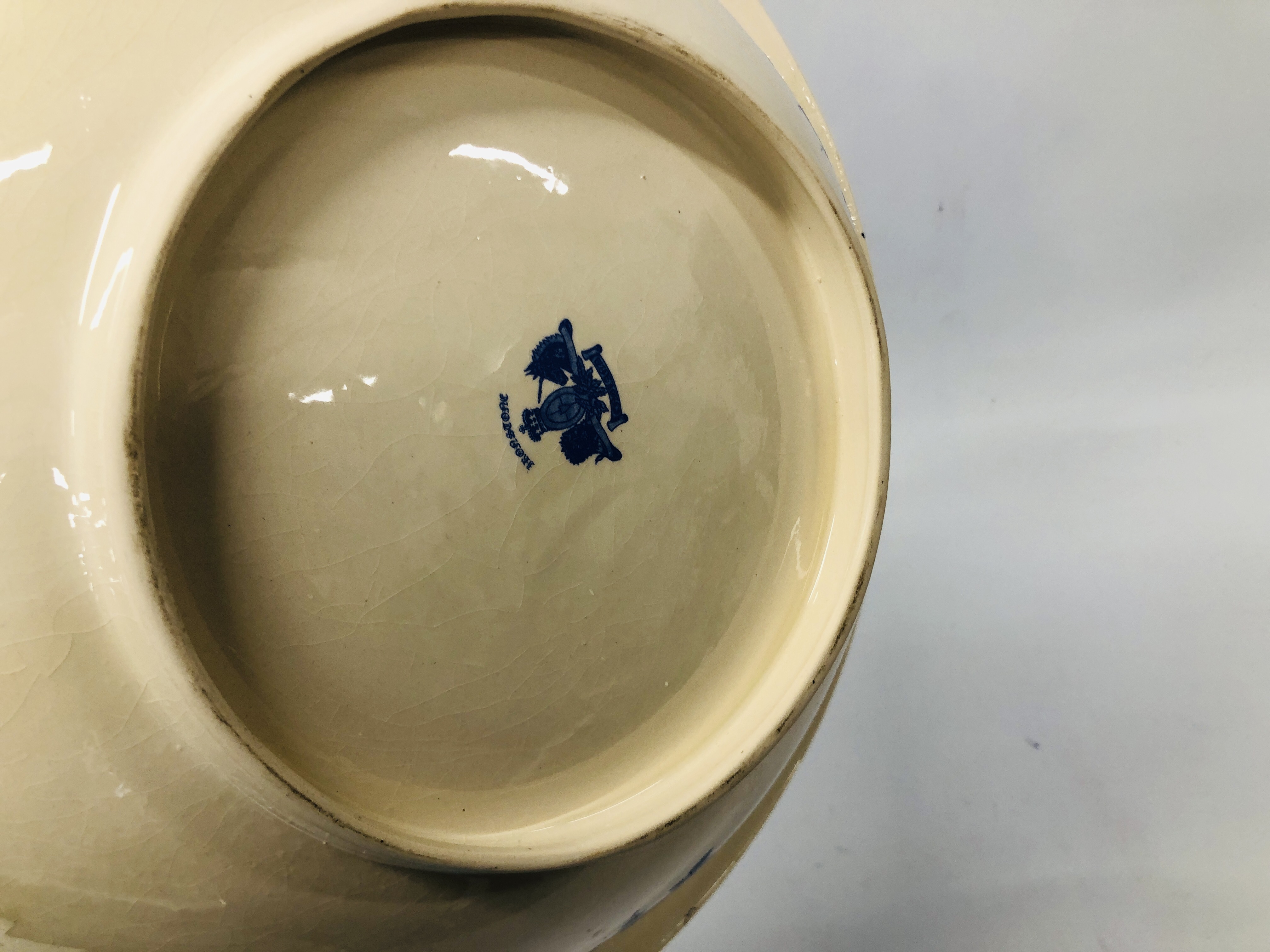 SPODE ITALIAN BLUE AND WHITE JUG AND BOWL SET - Image 7 of 8