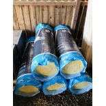 5 ROLLS OF 50MM SUPERGLASS ACOUSTIC INSULATION
