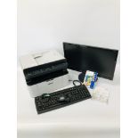 A BROTHER MFC-191OW PRINTER TOGETHER WITH AN ACER MONITOR KEYBOARD & MOUSE - SOLD AS SEEN