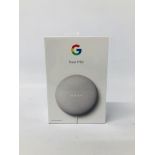 A BOXED GOOGLE NEST MINI 2ND GENERATION AS NEW