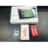 AN ACER ICONIA A500 TABLET WITH BOX, CHARGER,