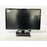 A SAMSUNG 22 INCH TELEVISION SET (REMOTE WITH AUCTIONEER) - SOLD AS SEEN