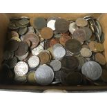 BOX OF MIXED COINS