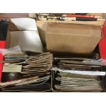 LARGE BOX MIXED EPHEMERA, PRESS AND OTHER PHOTOS, FIRST DAY COVERS, ETC.