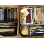 BOX WITH STAMPS, COVERS,