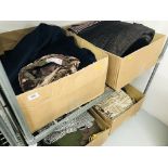 4 x LARGE BOXES OF MAINLY WOMEN'S DESIGNER BRANDED JACKETS & COATS TO INCLUDE JAEGER ETC