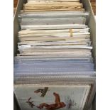 BOX OF MIXED SUBJECT POSTCARDS, CHILDREN