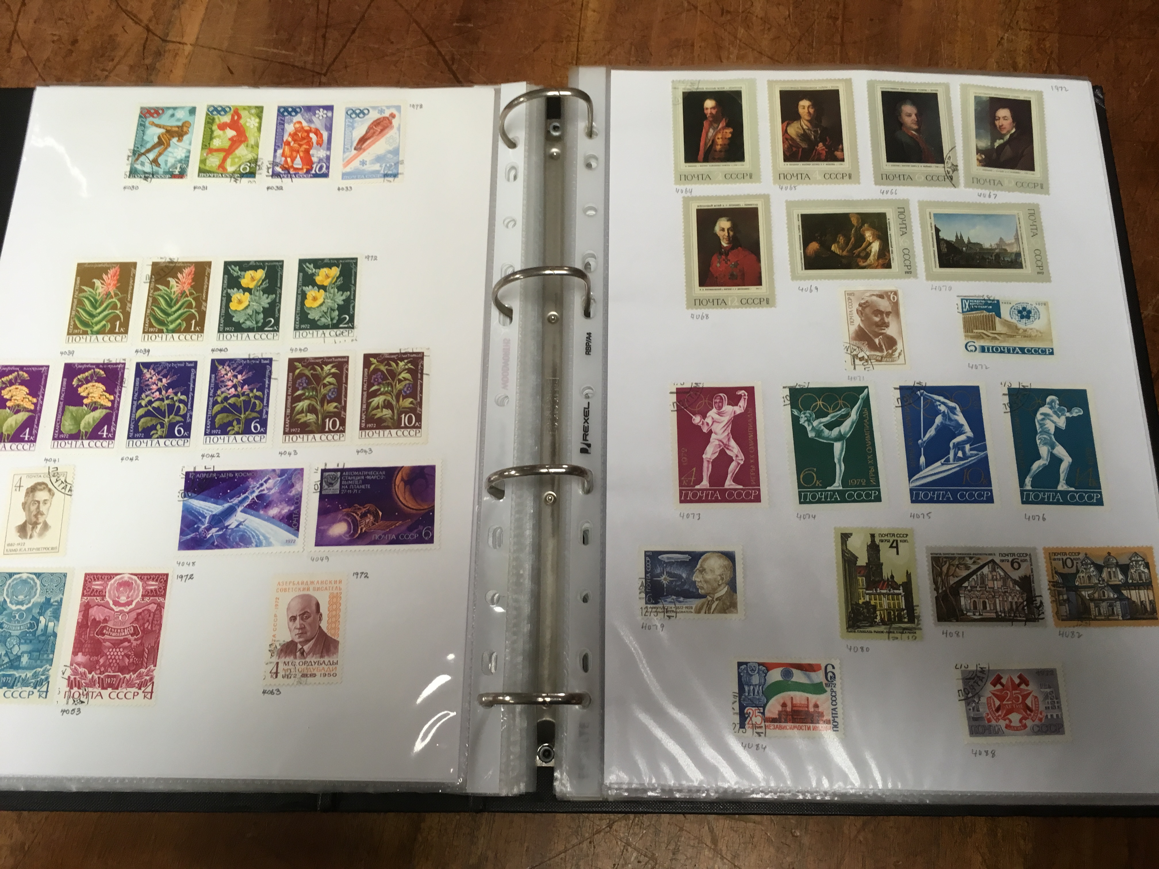 BOX WITH EASTERN EUROPE COLLECTIONS IN T