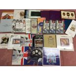 GB COINS: BOX WITH UNCIRCULATED YEAR SET