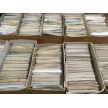 VAST QUANTITY OF UNSORTED POSTCARDS, EAR