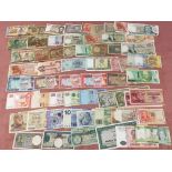 BANKNOTES: MIXED LOT WITH GB, UGANDA, GR