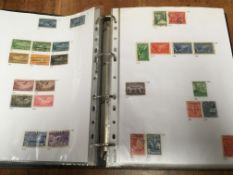 BOX WITH FOREIGN COLLECTIONS IN TEN BIND