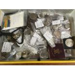 BOX OF MIXED MAINLY GB COINS, FEW SIVER