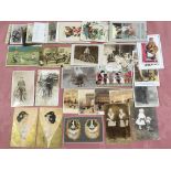 MIXED POSTCARDS, MILITARY, NAVAL, KIRCHN