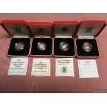 GB COINS: ONE POUND SILVER PROOF PIEDFOR