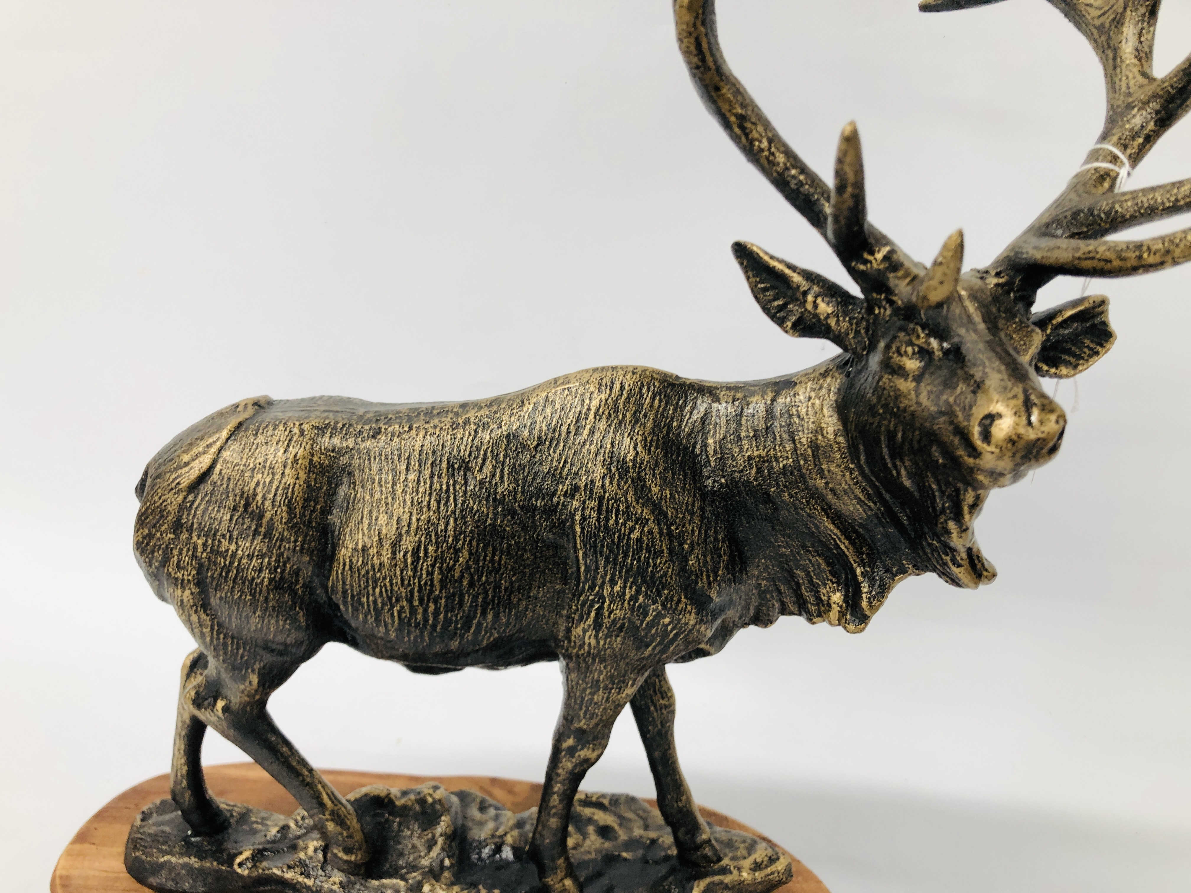 CAST STAG FIGURE (R) - Image 2 of 4