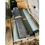 4 x PART ROLLS OF MINERAL ROOFING FELT