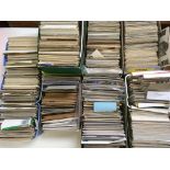 LARGE QUANTITY OLD TO MODERN POSTCARDS IN TEN BOXES