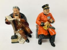 2 X ROYAL DOULTON FIGURES TO INCLUDE THE PROFESSOR HN 1964,