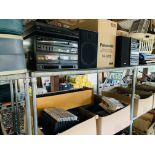 A COLLECTION OF AUDIO EQUIPMENT AND CD'S TO INCLUDE AIWA HIFI, PANASONIC HIFI, CD PLAYERS, ETC.