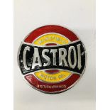 ALUMINIUM CASTROL PLAQUE (R)