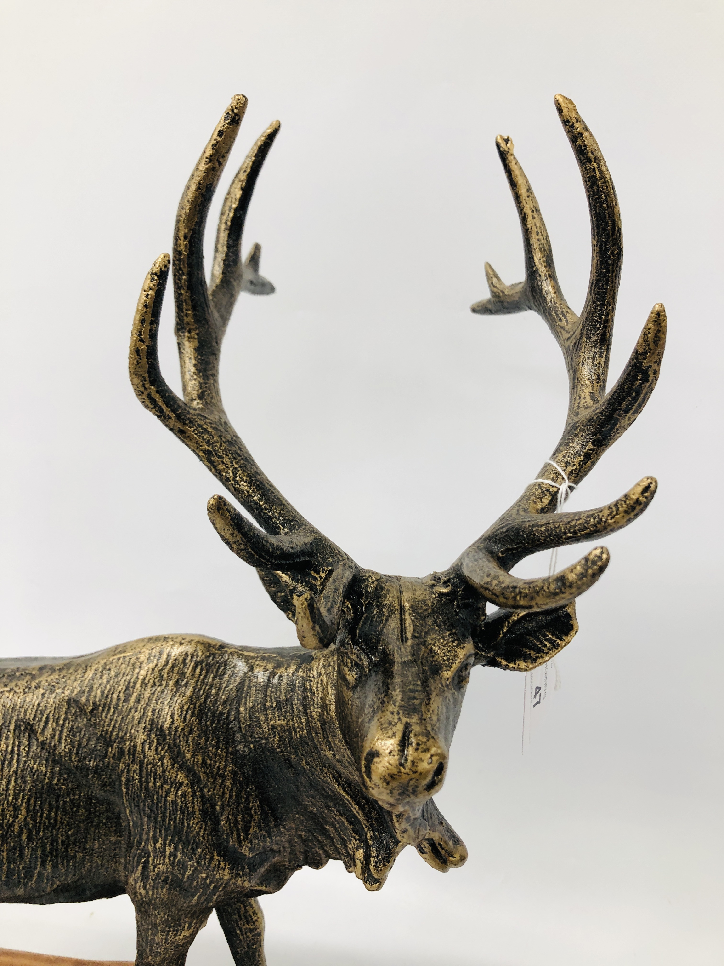 CAST STAG FIGURE (R) - Image 3 of 4