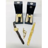 MATCHING LADIES AND GENTS SEKONDA WRIST WATCHES BOXED, ANTHONY WRIST WATCH, ACCURIST LADIES WATCH,