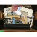 BOX OF MIXED EPHEMERA, PHOTOGRAPHS,