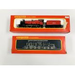 2 BOXED HORNBY 00 GAUGE LOCOMOTIVES WITH TENDERS TO INCL. R.857 B.R.