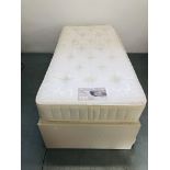 A DREAMS "SPIRIT" SINGLE DIVAN WITH SLIDE OUT GUEST BED BELOW