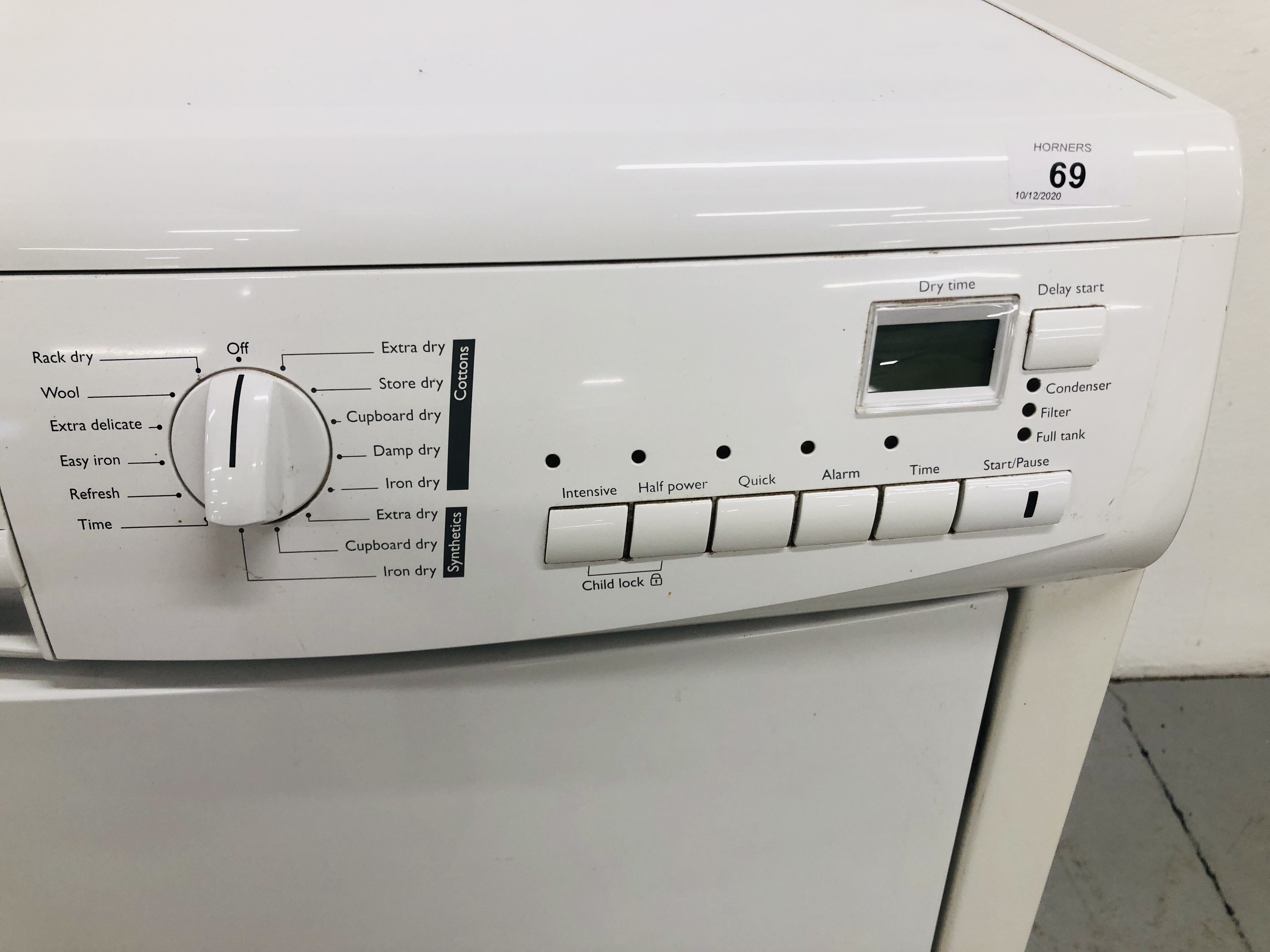 A JOHN LEWIS CONDENSER TUMBLE DRYER MODEL JLTDc09 - SOLD AS SEEN - Image 2 of 9