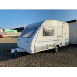 1996 STERLING EXCEL 390/2 TWO BERTH TOURING CARAVAN - IMPORTANT CONDITION OF SALE - ALL EQUIPMENT