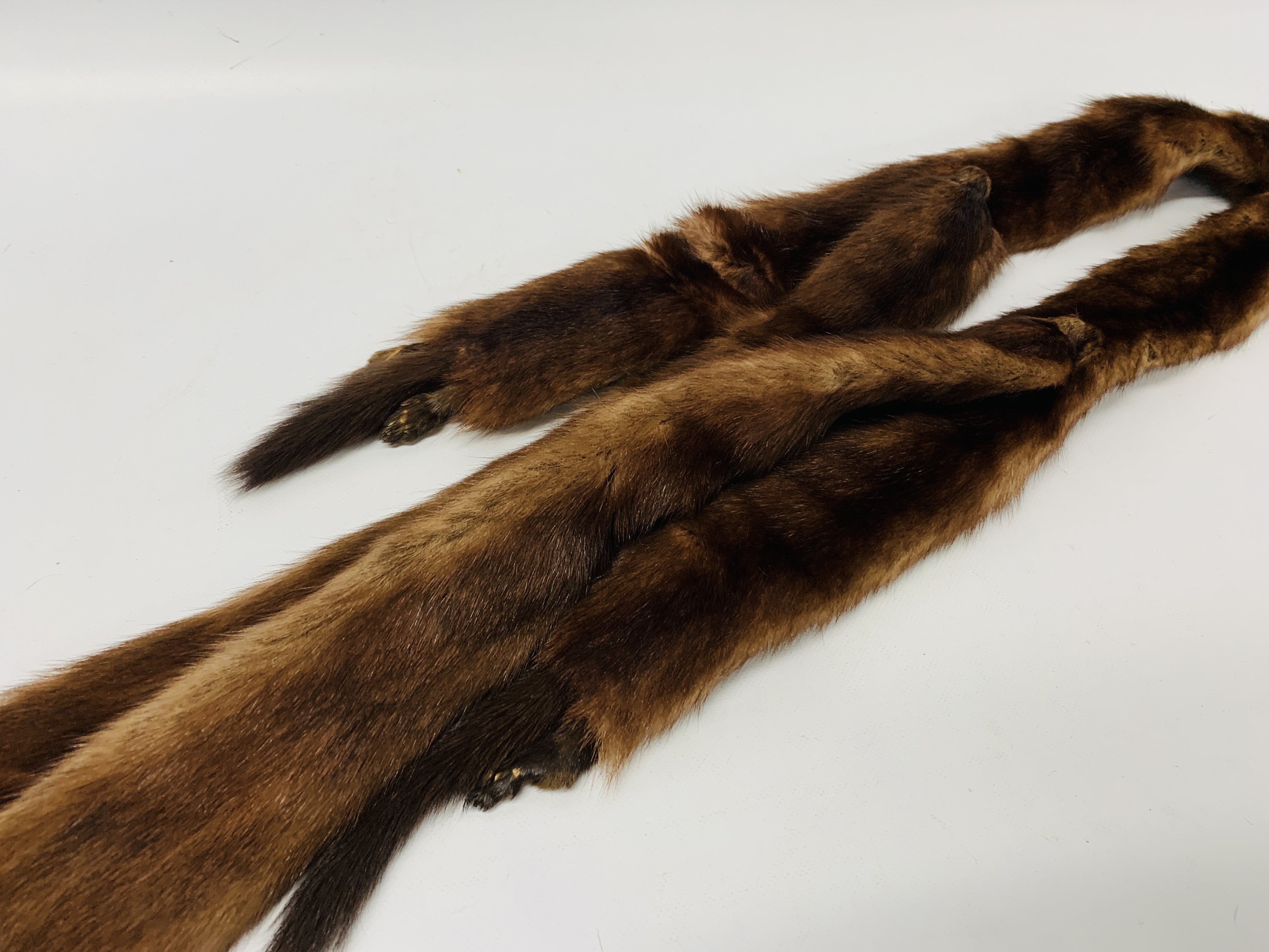 BOX OF VINTAGE FURS TO INCLUDE FUR COATS, STOLES, HATS ETC. - Image 11 of 17