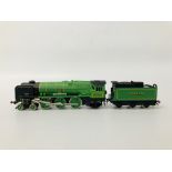 A BOXED WREN 00 GAUGE W2237 4-6-2 WEST COUNTRY SOUTHERN LOCOMOTIVE WITH TENDER