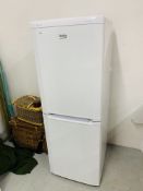 A BEKO A+ CLASS FRIDGE FREEZER - SOLD AS SEEN