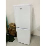 A BEKO A+ CLASS FRIDGE FREEZER - SOLD AS SEEN