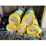 5 ROLLS OF ISOVER 75MM INSULATION
