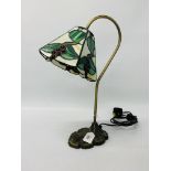 A TIFFANY STYLE TABLE LAMP - SOLD AS SEEN