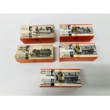 5 BOXED 00 GAUGE LOCOMOTIVES 12V KITS TO INCL.