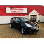 MK09 XXG NISSAN NOTE ACENTA FIRST REG 16/03/09. M.O.T. EXPIRED 10/11/20. 1386cc PETROL.